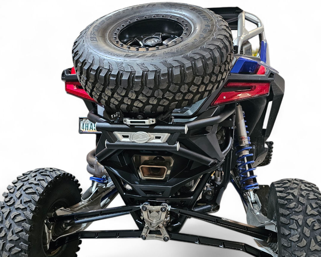 2022+ Polaris RZR Pro R Amp Rear Tire Rack Rear Bumper Combo