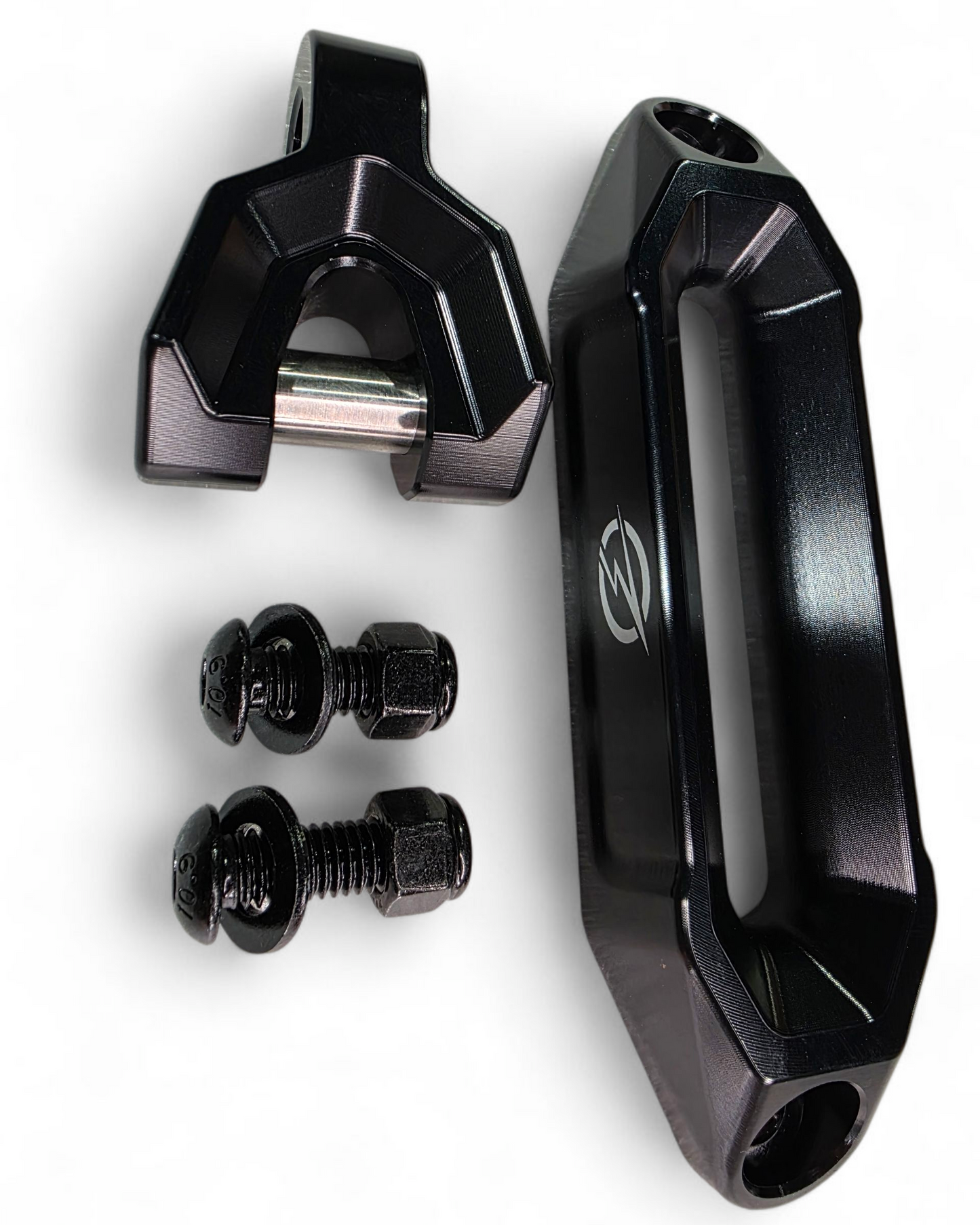 Elektric Offroad Designs UTV Winch Fairlead and Hook (Black)