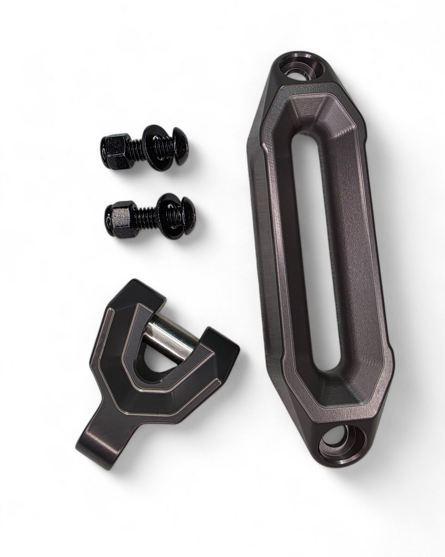 Elektric Offroad Designs UTV Winch Fairlead and Hook (Gunmetal)