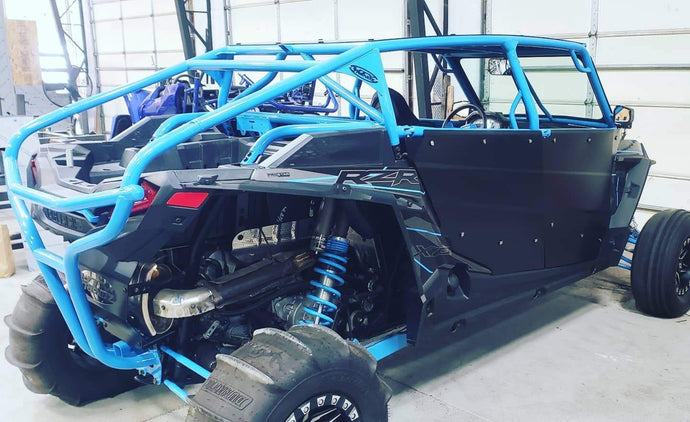 Polaris RZR XP 4 Roll Cage with Rear Integrated Bumper